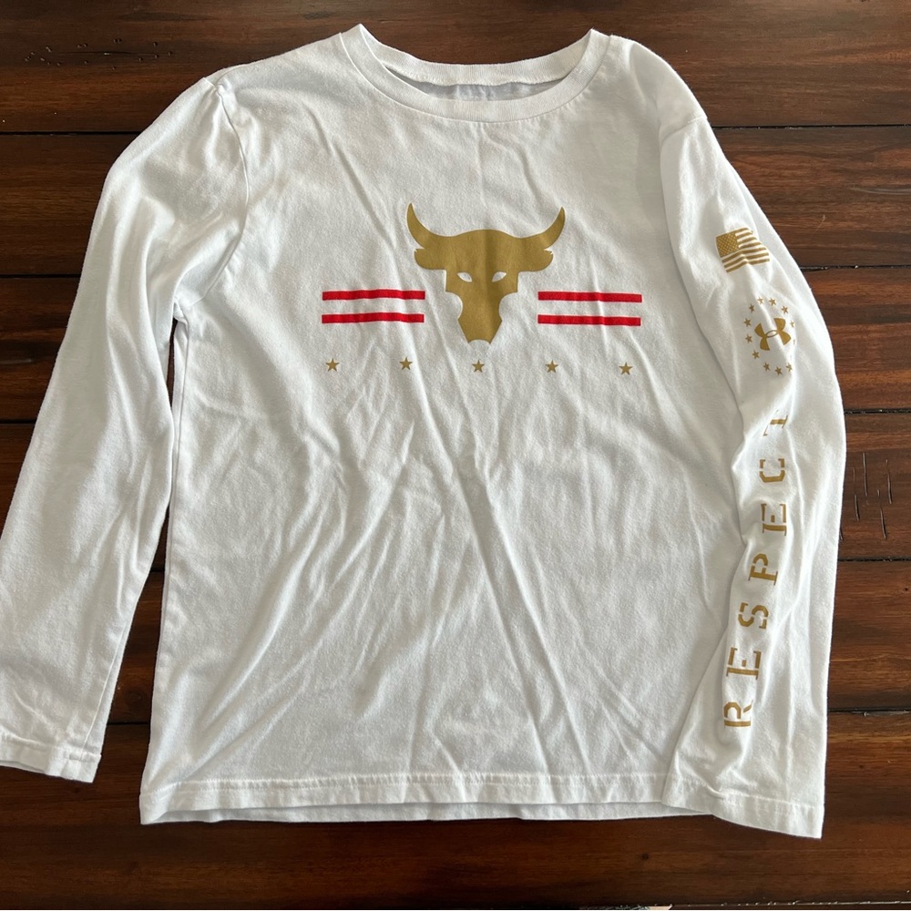 Under Armour Project Rock Respect Boys Youth Medium